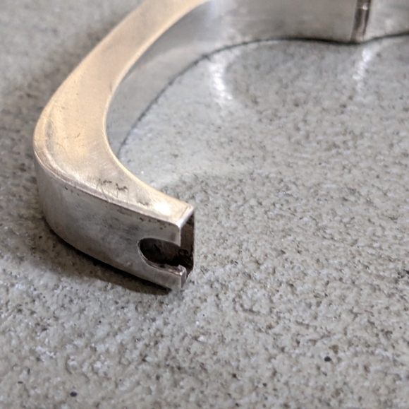 Vintage Taxco Sterling Silver Bracelet 6.5" - Picture 9 of 13